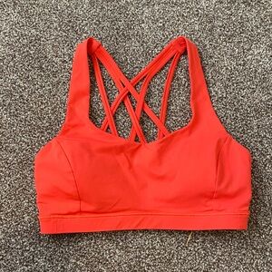 Lululemon Free To Be Serene Bra Carnation Red size 6